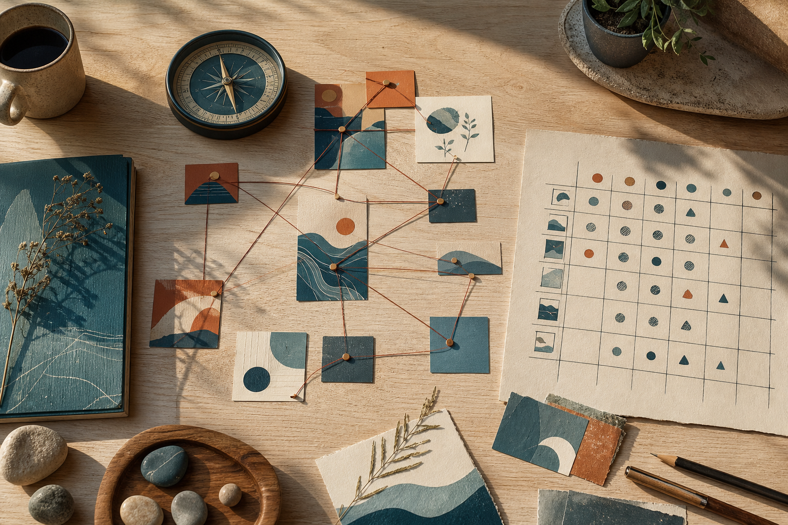Matriz visual que relaciona impacto, reversibilidad e incertidumbre para evaluar una oportunidad de linkbuilding.